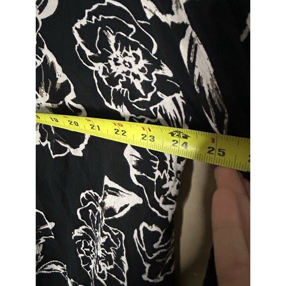 Free People Dress Womens Size Small Snap Out of It Black Floral Tunic Boho - Picture 9 of 12